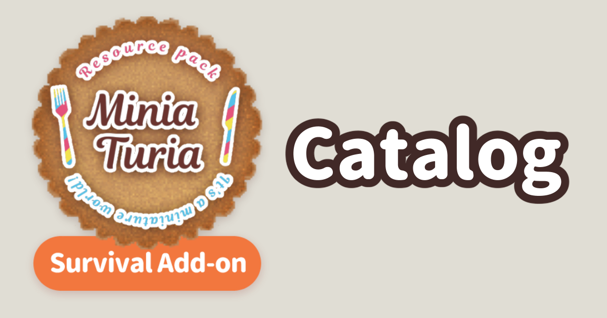 Catalog Archive Minecraft MiniaTuria