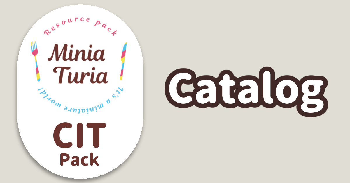 MiniaTuria CIT Catalog